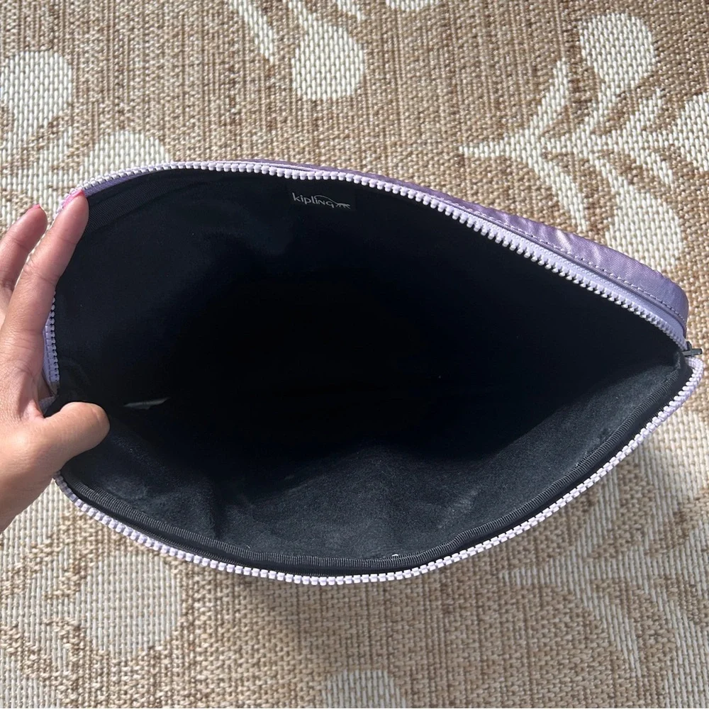 Kipling 15” Metallic Lavender Laptop Sleeve